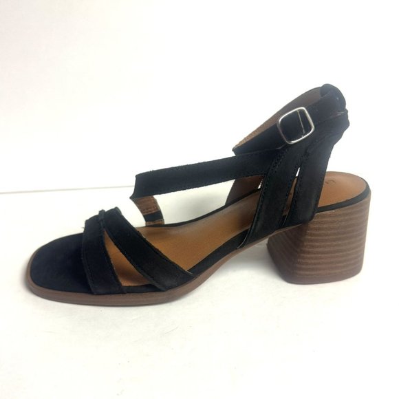Lucky Brand Womens Junnah Sandal Black Size 6.5 M - Picture 1 of 6